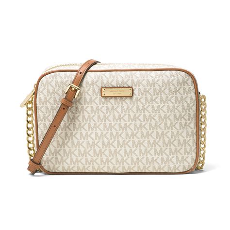 michael kors jet set travel messenger crossbody|mk jet set crossbody vanilla.